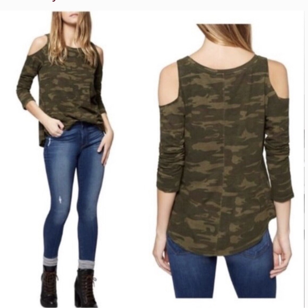 Sanctuary Camouflage Long Sleeve Top